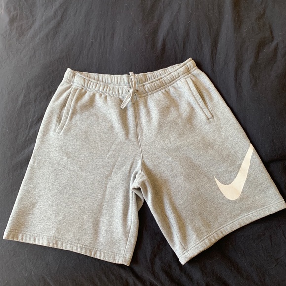 nike long sweat shorts